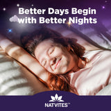 Gommes Natvites pour un sommeil naturel, usage quotidien facile.