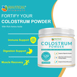 Nautical Elements Colostrum Poudre lactoferrine-oligosaccharides: enrichi pour l’usage quotidien
