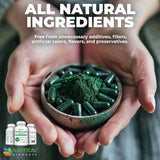 Spiruline Nautical Elements en capsules 3000 mg – prise quotidienne facilitée et naturelle.