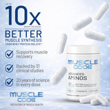 NAUTILUS Muscle Code : étiquette certifiée NSF et GMP pour une qualité vérifiée.