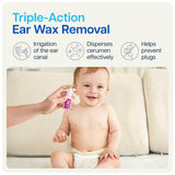 NAVEH PHARMA CleanEars Bébé – formule sans solvants agressifs pour les oreilles.