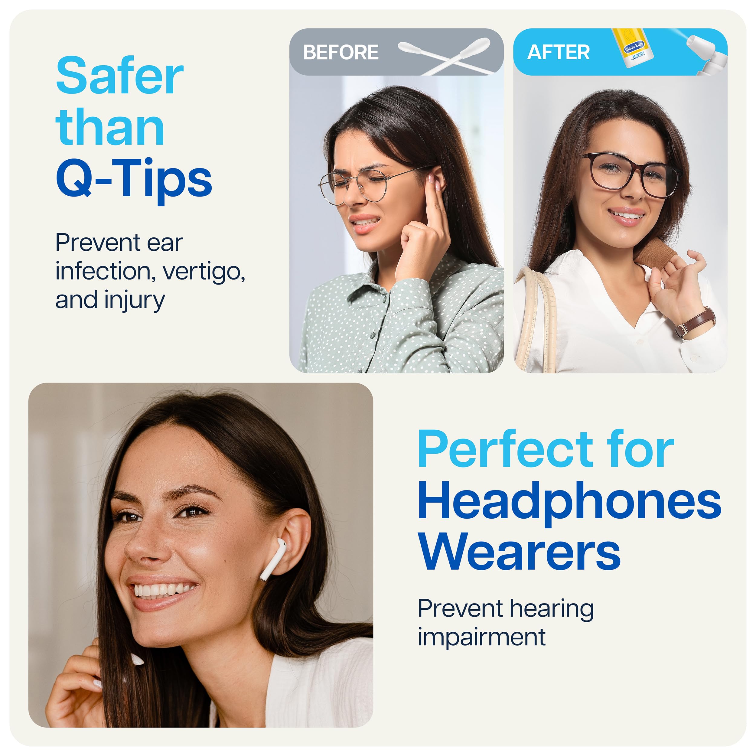 NAVEH PHARMA CleanEars - solution-non-irritante: soin respectueux du conduit auditif