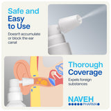 Applicateur externe de NAVEH PHARMA, usage externe sûr pour nettoyer les oreilles.