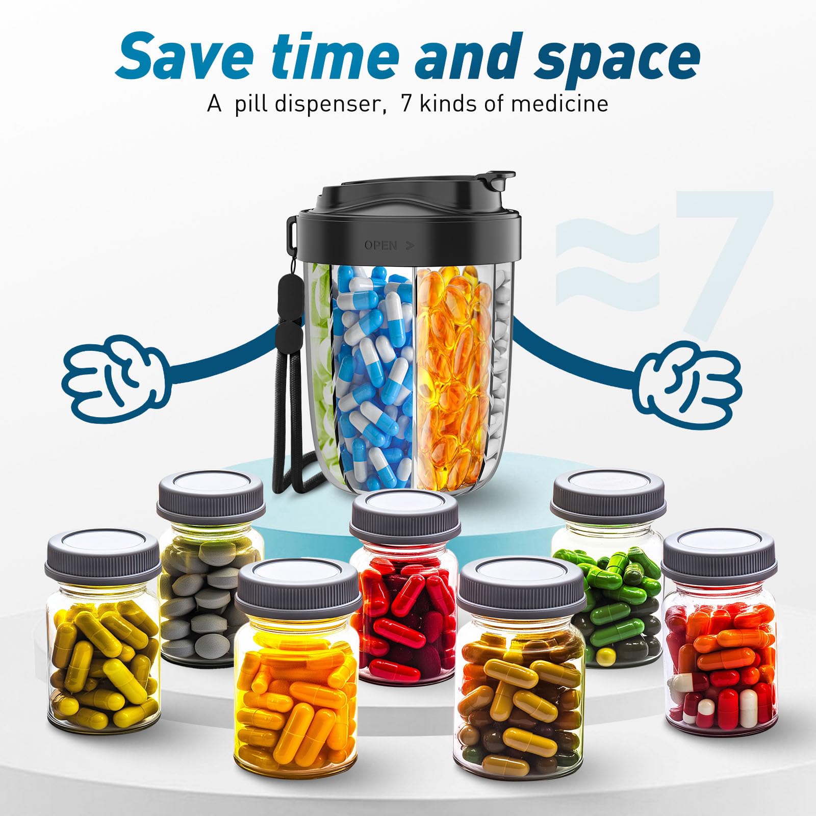 Navikia 20-autocollants-vierges-pour-dosage: suivi personnalisé des doses.