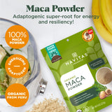 Navitas Maca en poudre – boisson chaude bien-être à base de maca.