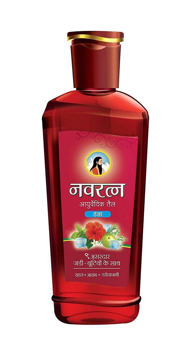 Navratna huile aromatherapie, inhalation relaxante et esprit revitalisé.