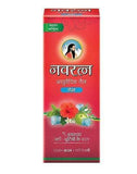 Navratna huile cool, massage tête pour relaxation et détente rapide.