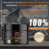 naypiny résine shilajit acide fulvique et 85 minéraux, soutien quotidien.