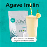 NBF Natura Bio Foods Agave Inulin, poudre pour crêpes, texture légère et arôme neutre