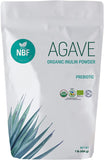 NBF Natura Bio Foods Agave Inulin, sachet refermable, facile à stocker pour une fibre quotidienne