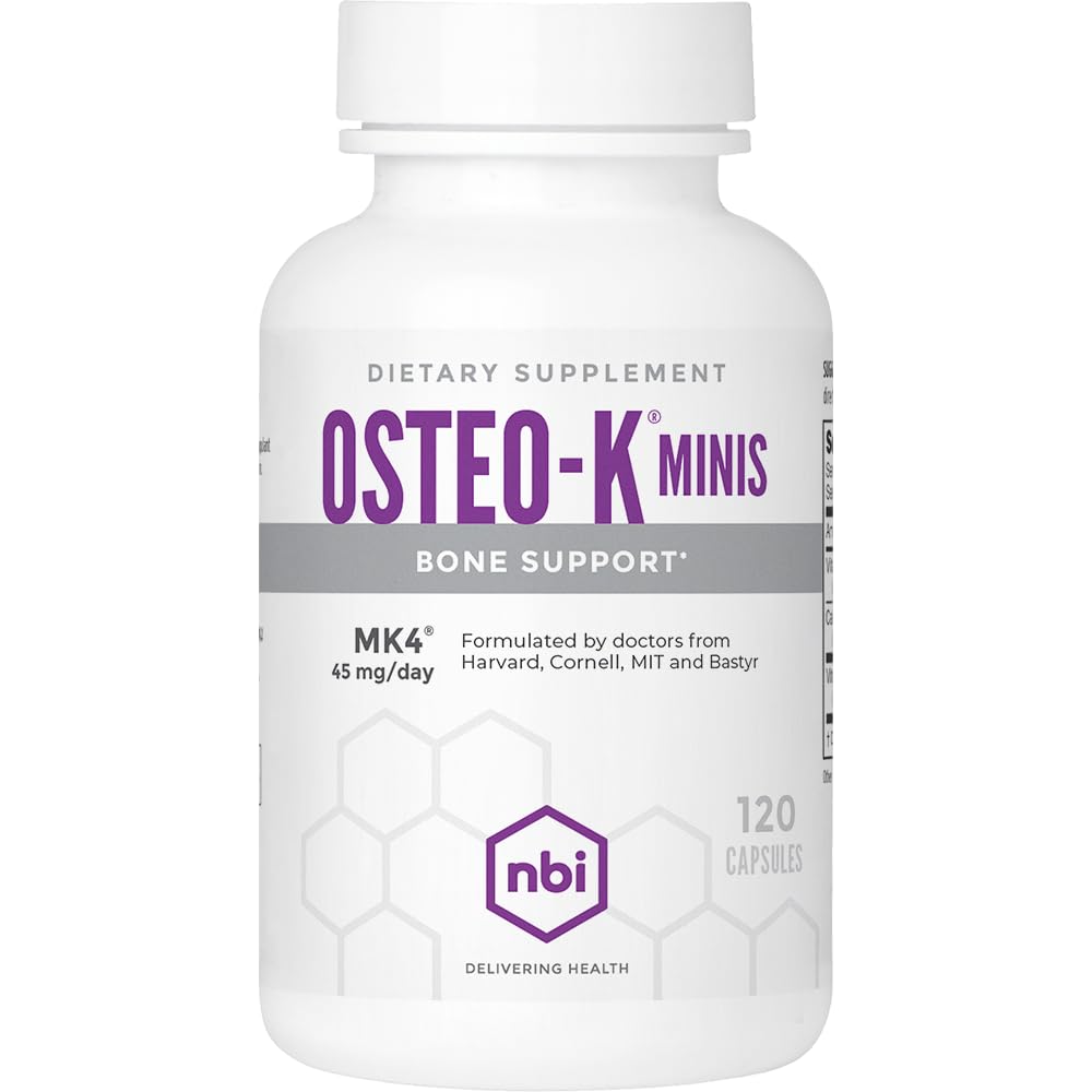 NBI Osteo-K Bouteille mini, soutient la solidité osseuse pour votre quotidien actif.