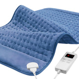 NBKLS chauffe-dos-cou-épaules bleu, sensation douce et enveloppante.