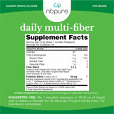 nbpure Daily Fiber préparation dans verre ou shaker pour une utilisation rapide