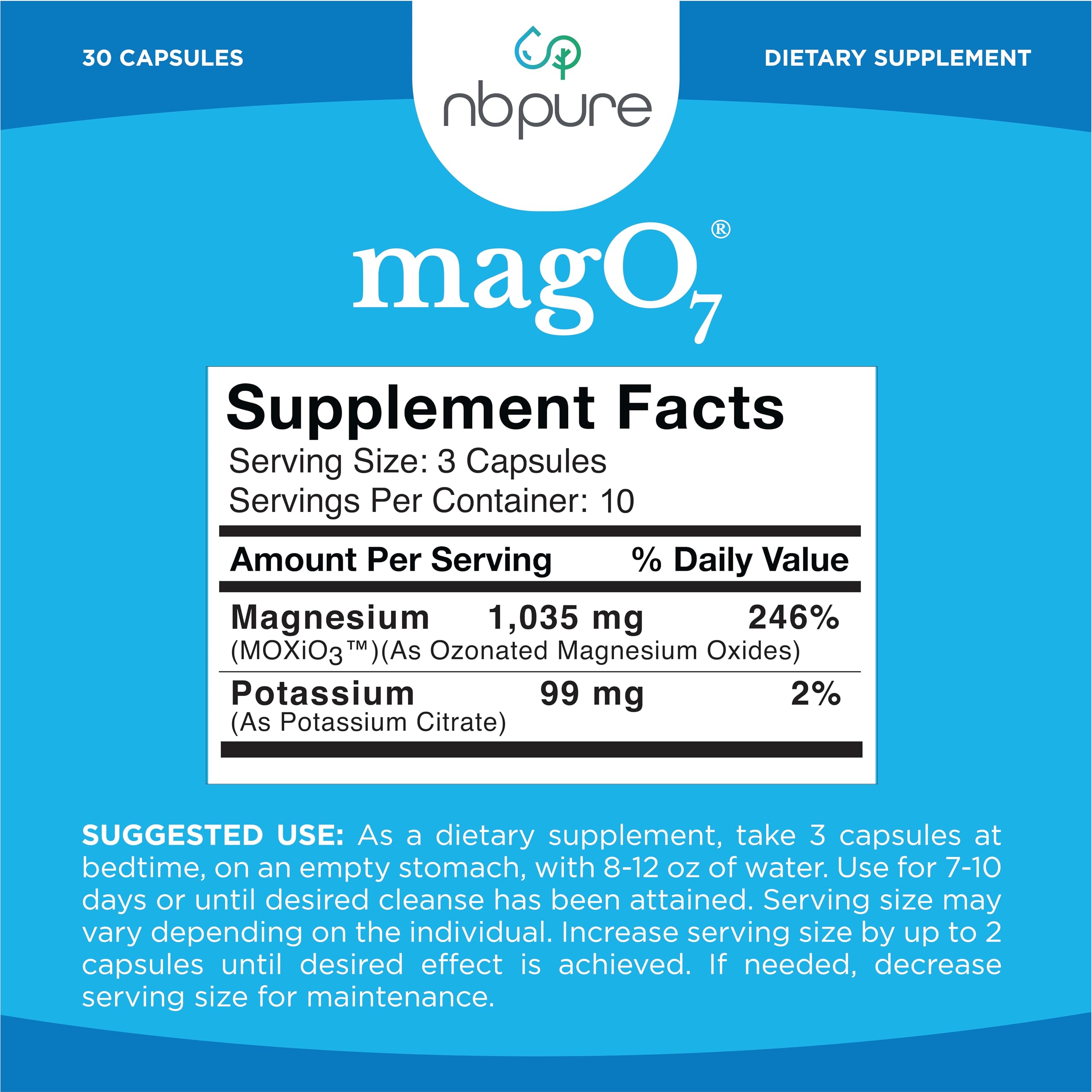 NbPure MagO7 - stockage et conseils pour préserver l'efficacité et la fraîcheur.