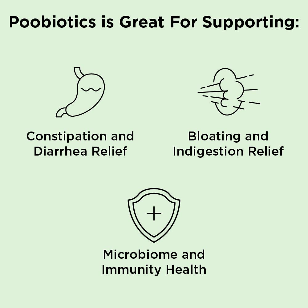nbpure Poobiotics - gélules probiotiques pour le soutien digestif quotidien.