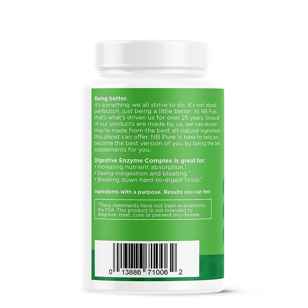 nbpure Soins Digestifs, bouteille et bouchon sur une table, confort post-repas possible.