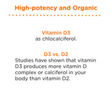 nbpure Vitamine D3 spray – Emballage portable parfait pour voyager léger.