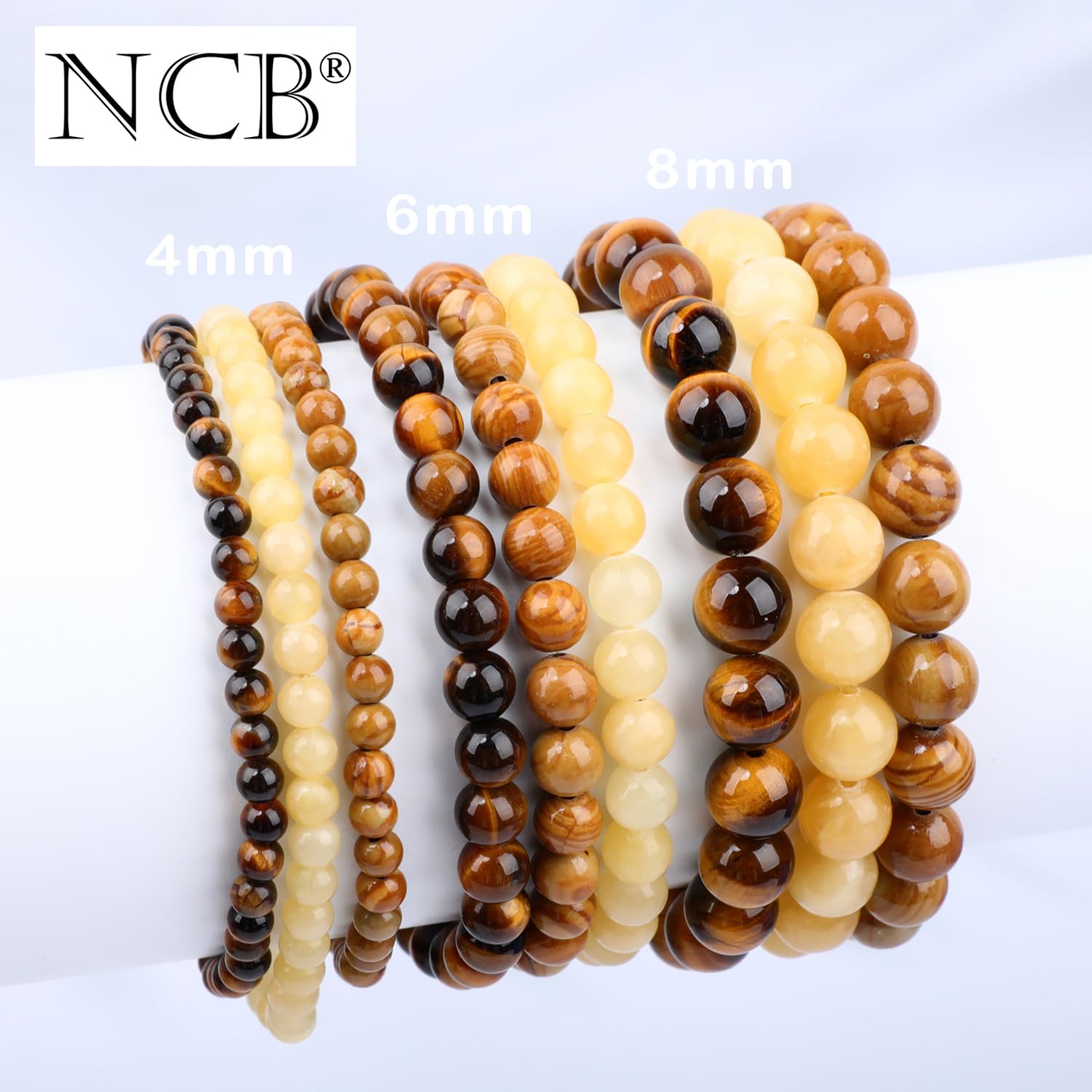 NCB coffret cadeau: ensemble de bracelets en pierres naturelles