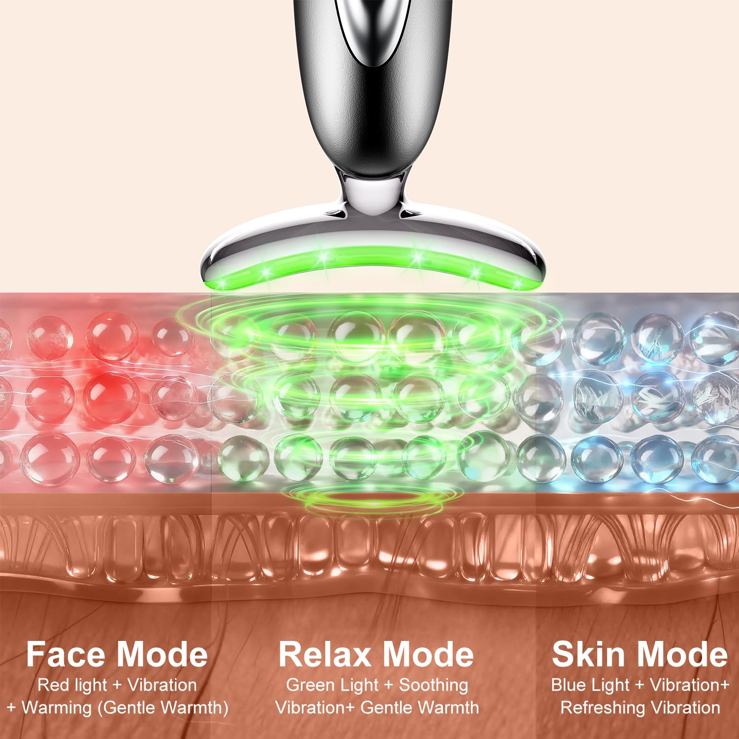 NeatLt masseur visage – lumière bleue pour apaiser et rafraîchir.