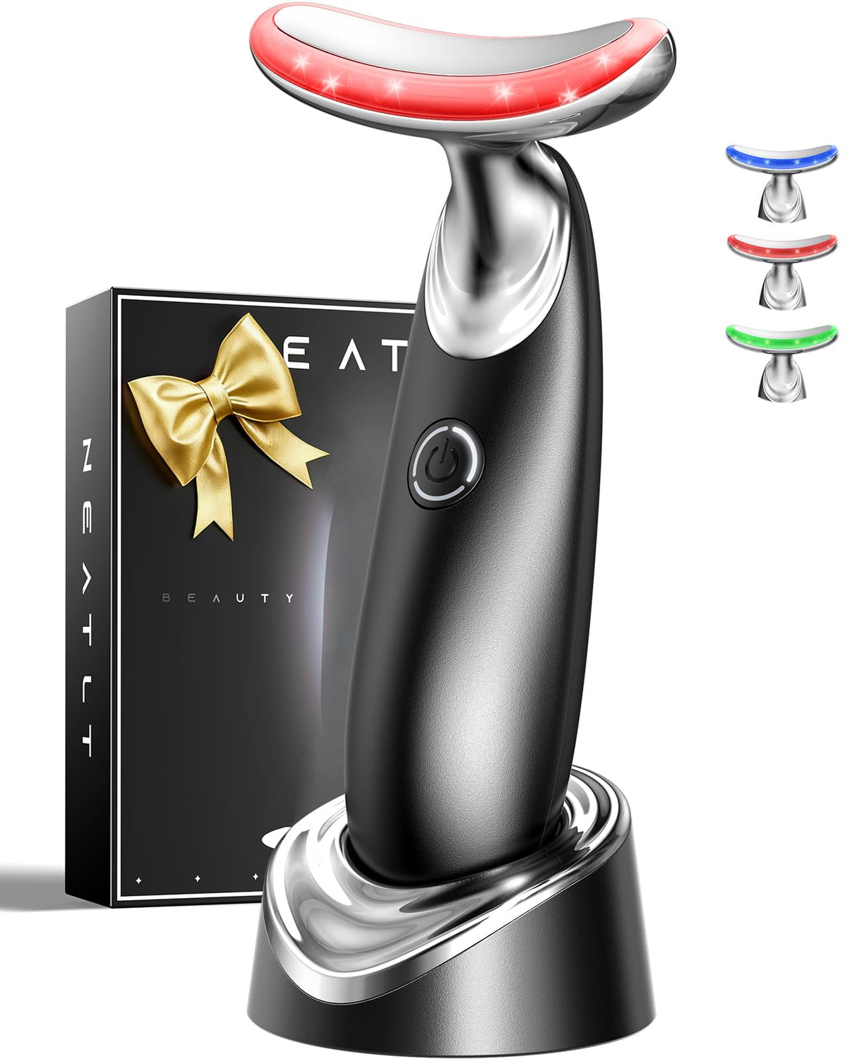 NeatLt masseur visage et cou, lumière rouge pour revitaliser la peau.