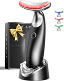 NeatLt masseur visage et cou, lumière rouge pour revitaliser la peau.