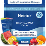 Nectar Calme Magnésium Glycinate, verre prêt à boire pour favoriser la détente.