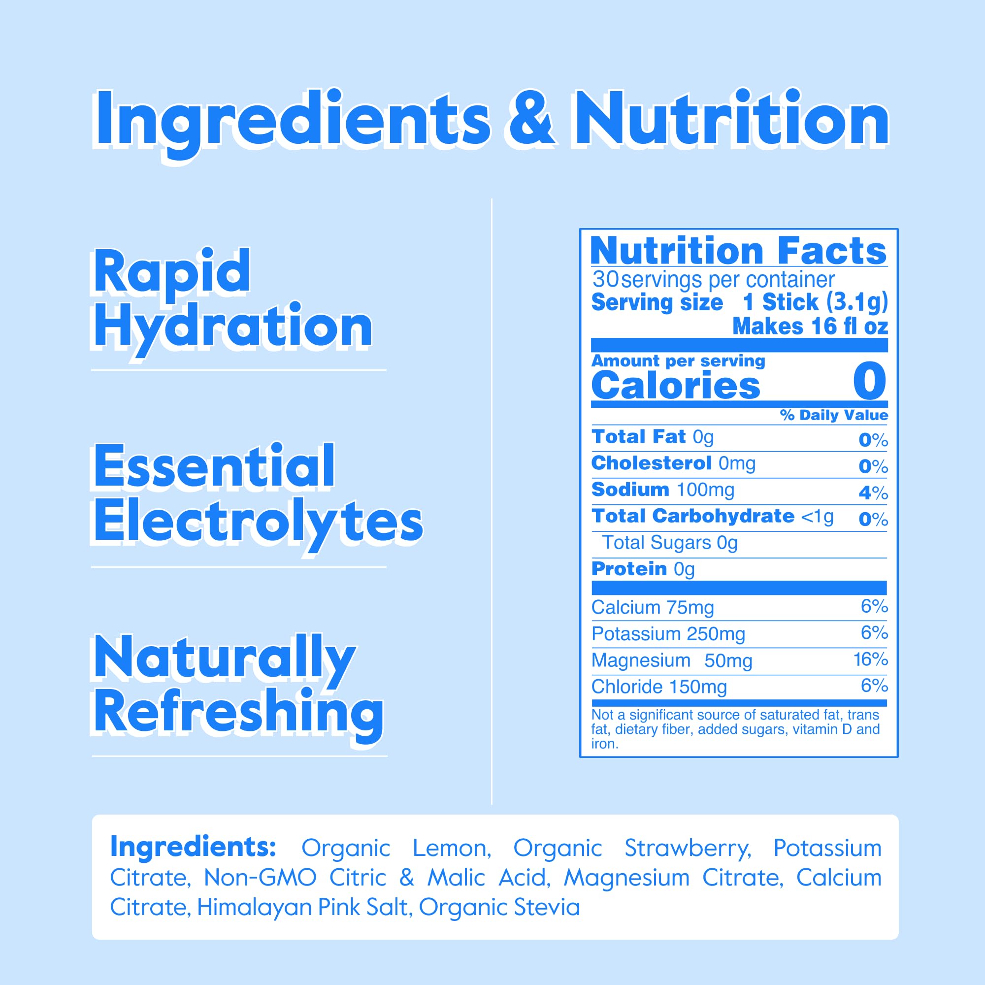 Texture fine de la poudre Nectar hydratation dans le sachet