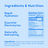 Nectar Pot électrolytes sans sucre citron, emballage pratique.