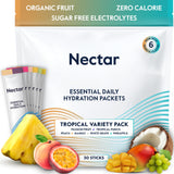 Sachets Nectar électrolytes hydratation tropical en boîte, hydratation rapide sans calories
