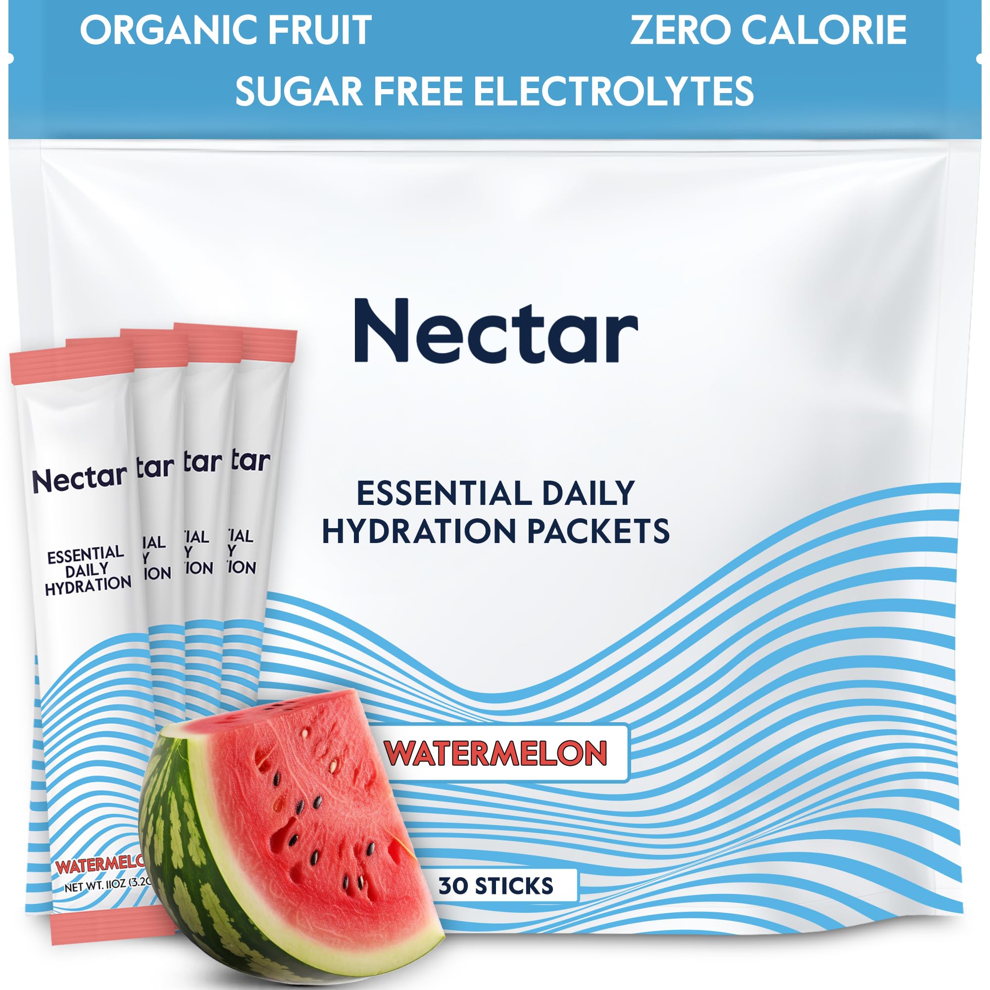 Sachet Nectar électrolytes pour une hydratation rapide et efficace.