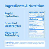 Sachet Nectar Hydratation, poudre électrolytes pastèque bio.