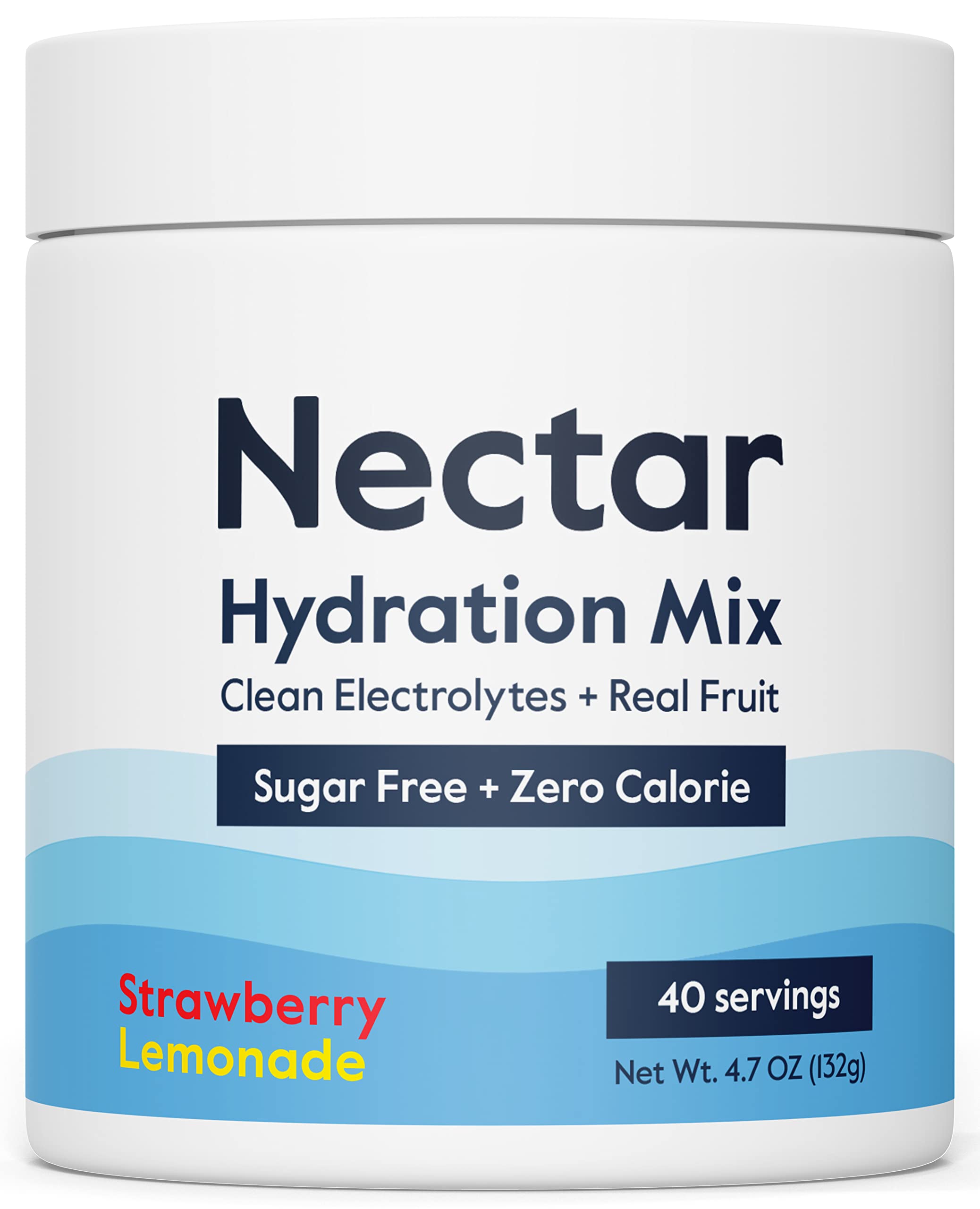 Nectar: tub d'électrolytes sans sucre pour une hydratation pratique.