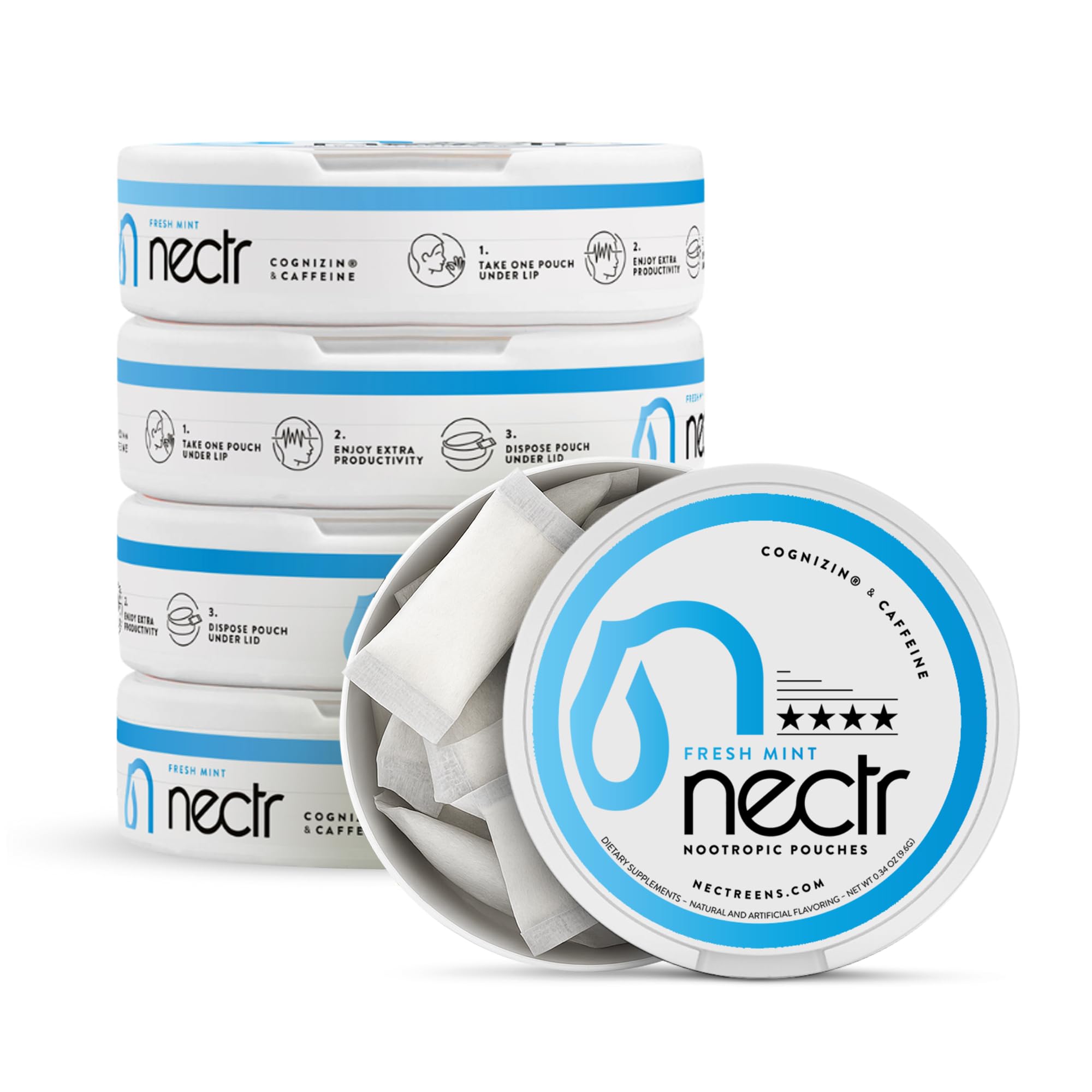 Nectr énergie – dosette menthe fraîche pour énergie durable