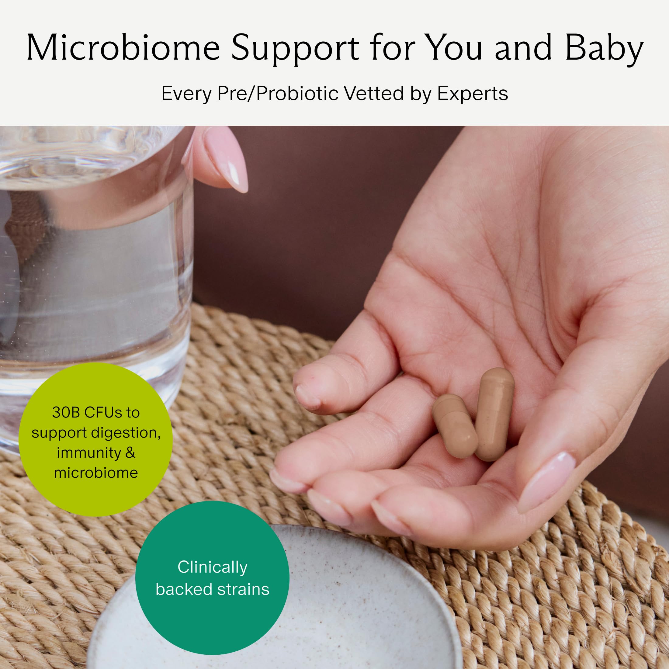Needed Balance: emballage du produit prénatal et postpartum.