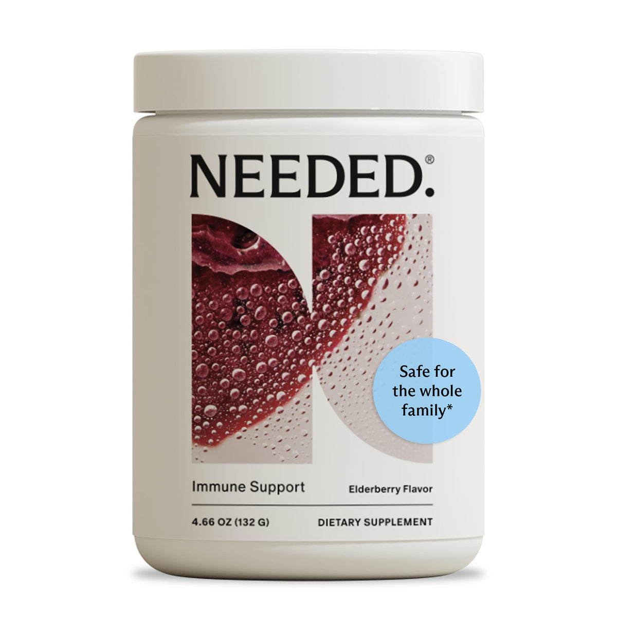 Needed Immunité Support – emballage pratique pour toute la famille et utilisation quotidienne.