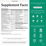Étiquette claire de Needed Multivitamine femmes, liste d'ingrédients visibles.