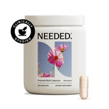 Needed Prenatal – emballage compact idéal pour voyage.