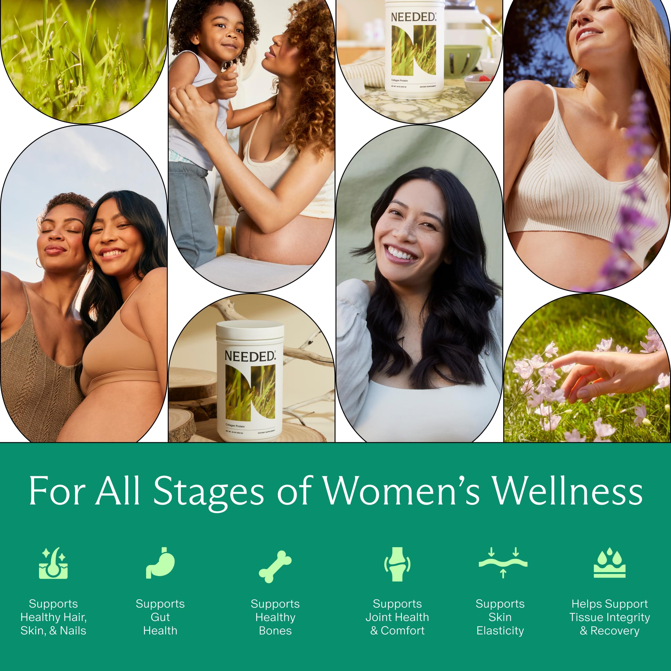 Needed Prenatal – étiquette nutritionnelle et ingrédients détaillés.