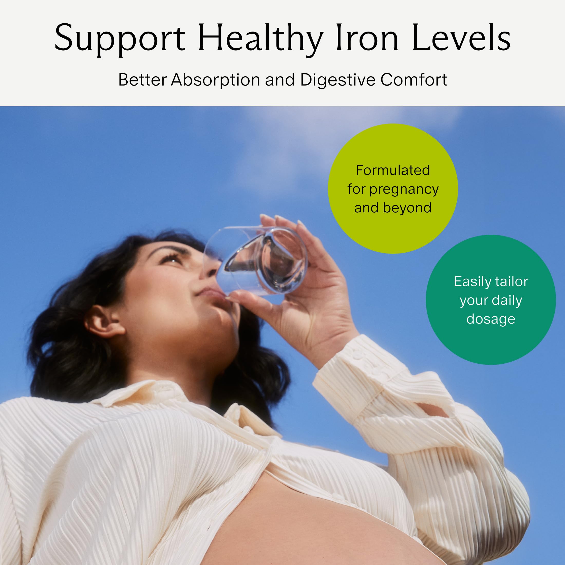 Needed Prenatal, ingredients-sans-additifs : composants propres et véganes sans gluten.