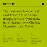 Needed Prenatal Multivitamin – démonstration d utilisation facile pour une routine prénatale.
