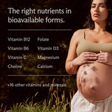 Needed Prenatal Multivitamin – prise quotidienne recommandée avec repas selon les conseils.