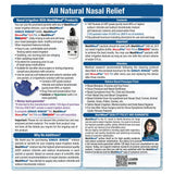 Brochure éducative NeilMed Sinus Rinse avec instructions et conseils.