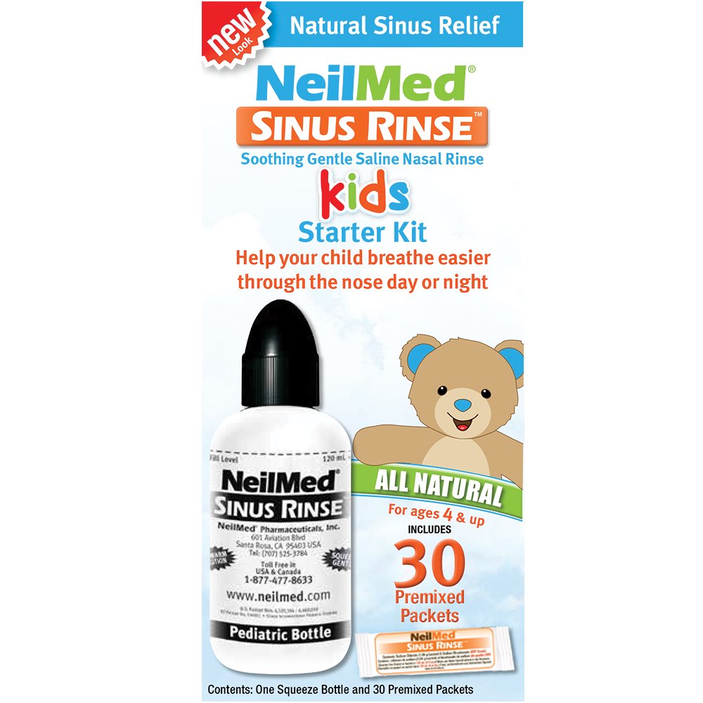 Bouteille NeilMed Rinçage des sinus avec pression douce et grande capacité pour rinçage confortable