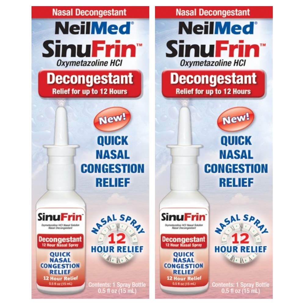 NeilMed SINUFRIN, bouteille spray nasal compacte prête à l’emploi.