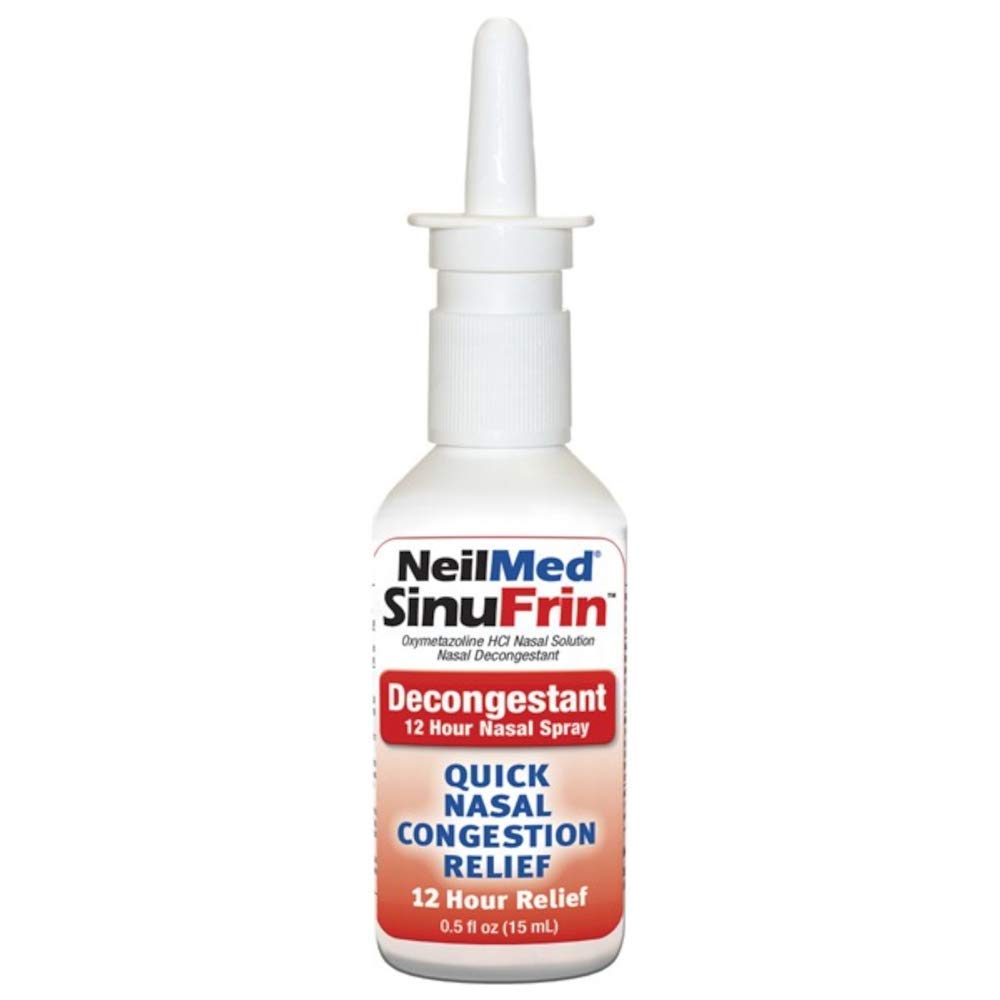 Ingrédient actif Oxymetazoline HCI pour une administration nasale précise.