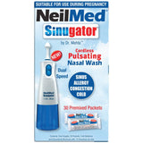 NeilMed Sinugator confort d’irrigation doux lors des rinçages nasaux quotidiens.