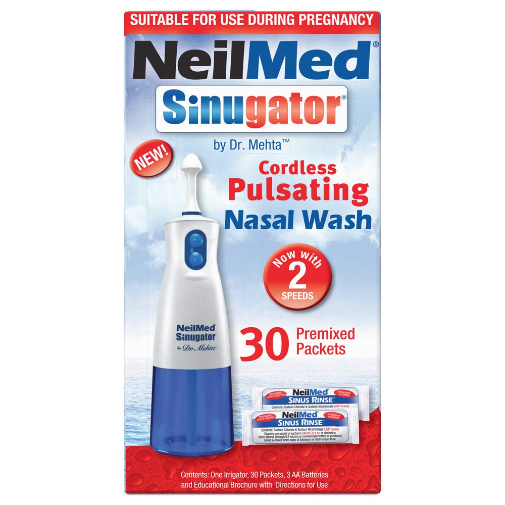 NeilMed Sinugator: irrigateur portatif prêt à l’emploi