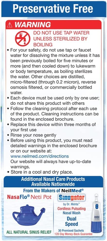 Bouteille pédiatrique NeilMed Sinus Rinse adaptée aux enfants