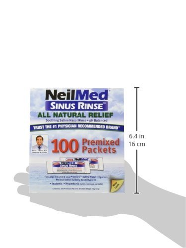 Utilisation quotidienne NeilMed Sinus Rinse pour hydratation nasale