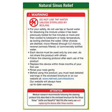 NeilMed Sinus Rinse: utilisation quotidienne pour confort nasal sans brûlure.
